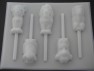 529sp Lion Queen and Friends Chocolate or Hard Candy Lollipop Mold